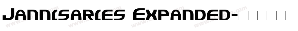 Jannisaries Expanded字体转换